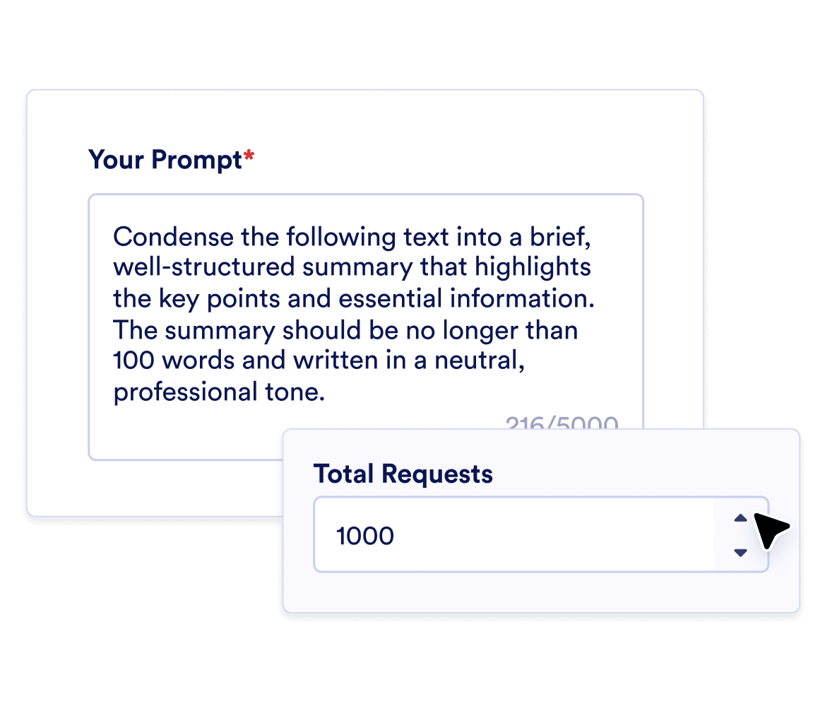 Input your data
